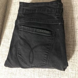 Size two black skinny jeans stretchy size 2 CK